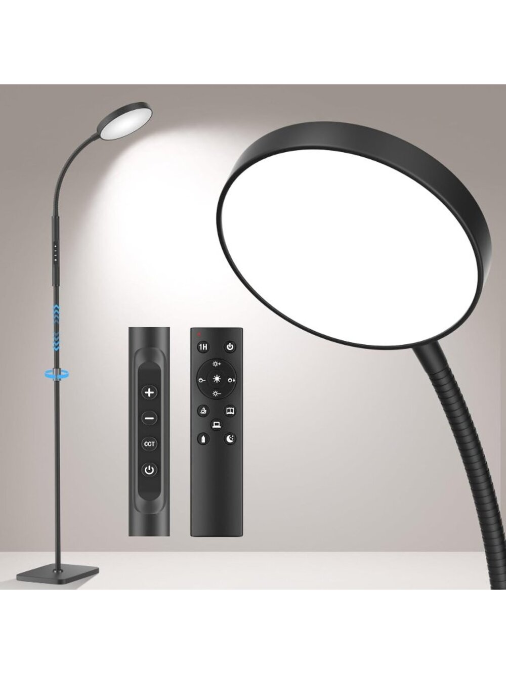New Floor Lamp, Adjustable Height Floor Lamps for Living Room Bedroom